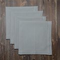 Dunroven House Dunroven House RK810-GY Hemstitched Cotton Napkins; Gray - Set of 4 RK810-GY